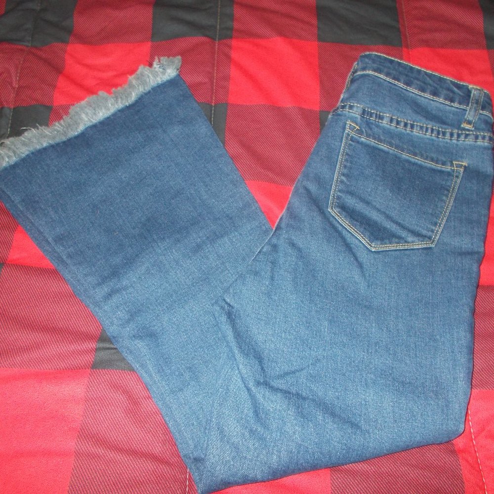 Korirl Flare Crop Jeans Dark Wash Size Small